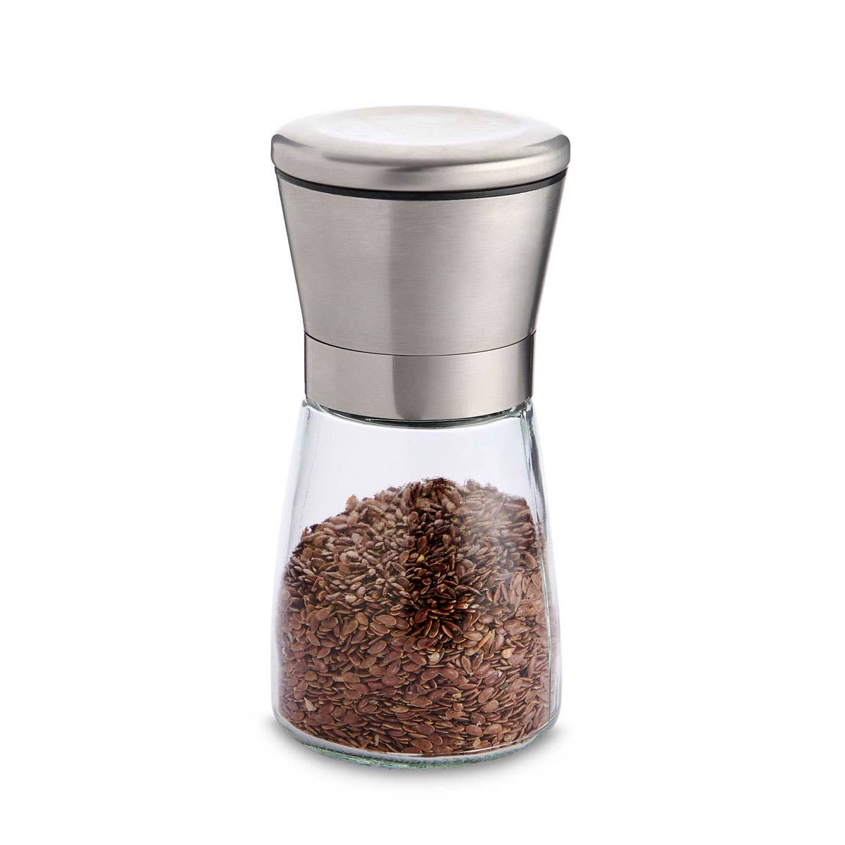 HIC - Harold Import Co. - Adjustable Glass Spice, Salt and Pepper Grinder