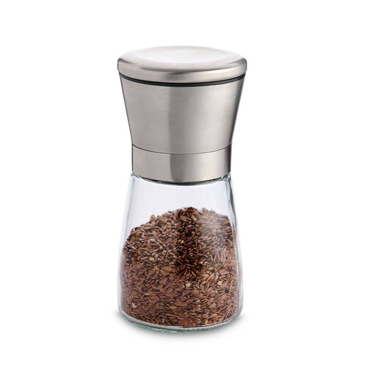 Adjustable Glass Spice, Salt and Pepper Grinder