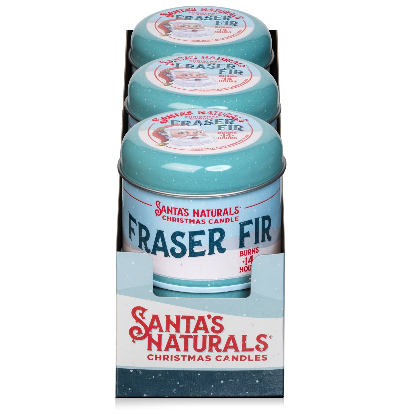 Santa's Naturals - Christmas Candle in Fraser Fir 3.5oz Mini Candles ($4 each)