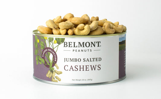 Belmont Peanuts - Jumbo Lightly Salted Gourmet Cashews