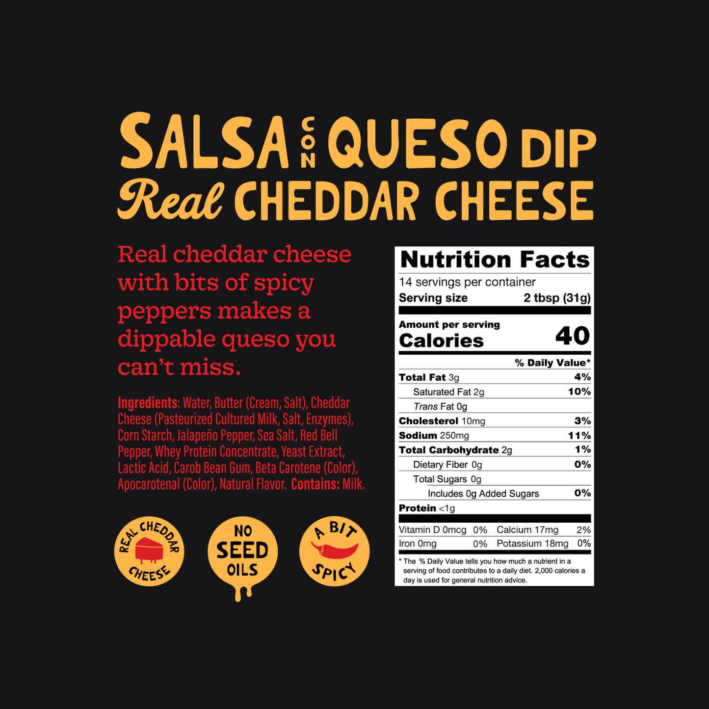 Drippy Dip - Salsa Con Queso Cheese Dip
