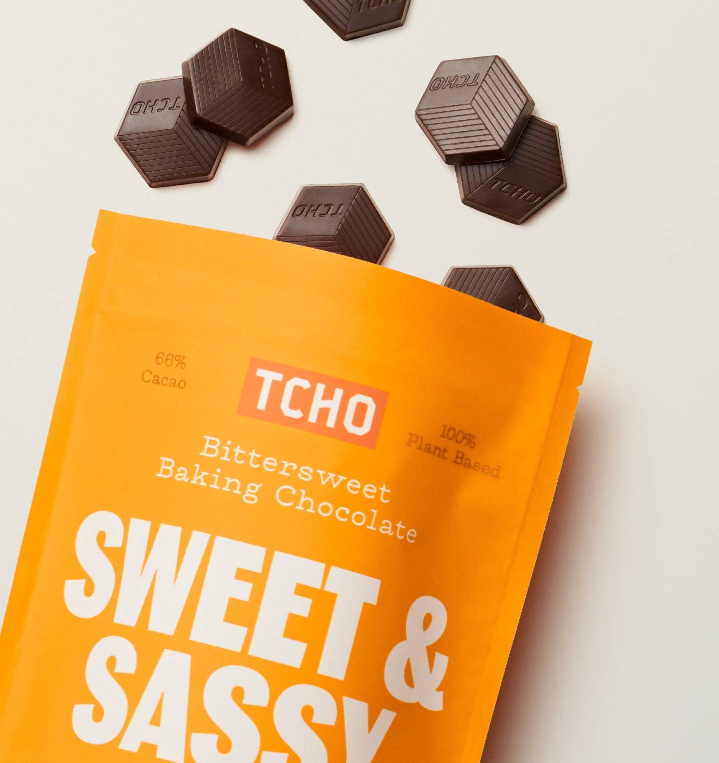 TCHO - Sweet & Sassy 66%. Bittersweet Baking Chocolate