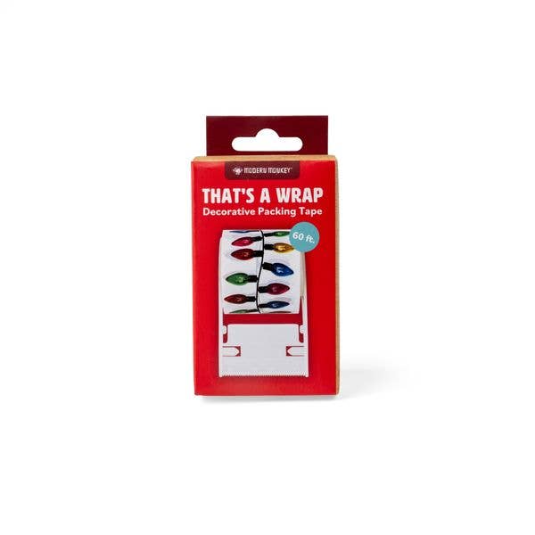 DM Merchandising - Christmas That's A Wrap Decorative Packing Tape