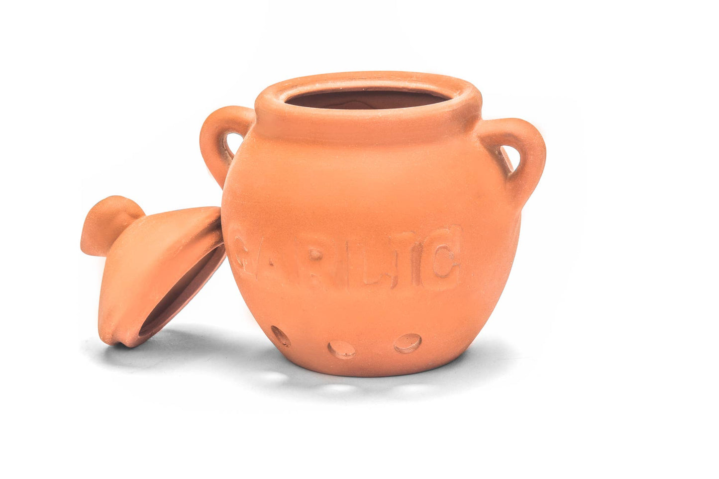 Fox Run Garlic Keeper, Terra Cotta, 4.25" x 5.25"