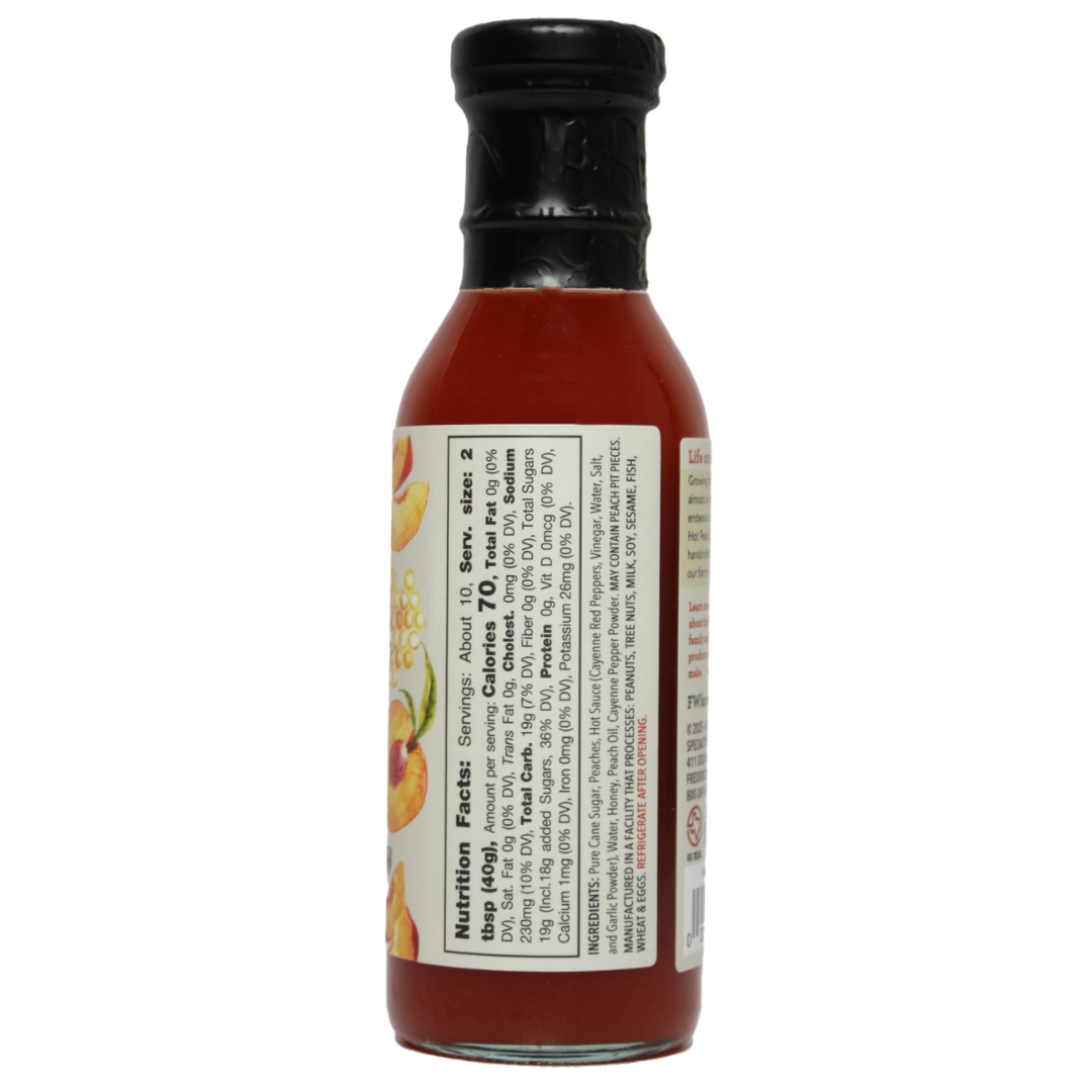 Hot Peach & Honey Sauce - NEW