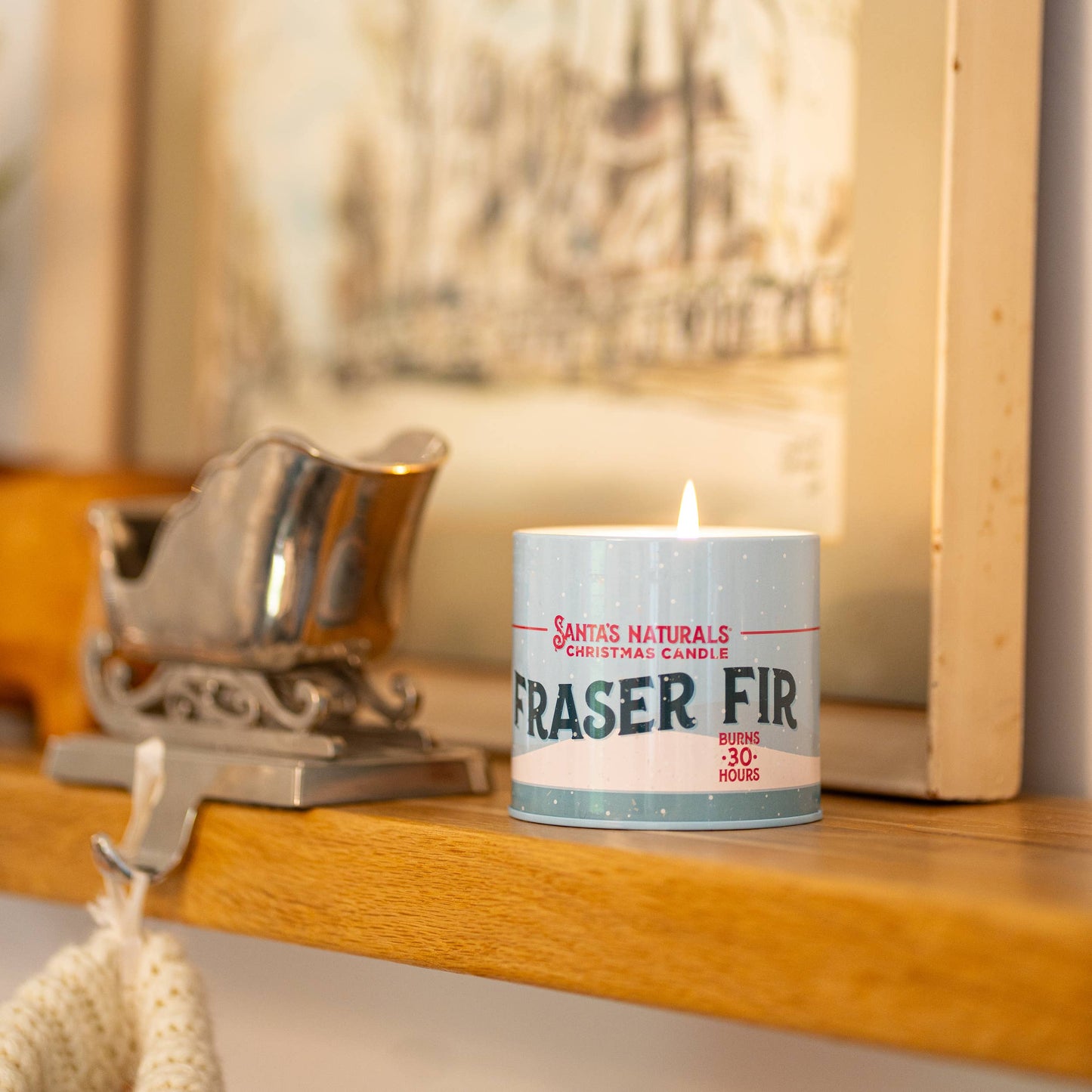 Santa's Naturals - Christmas Candle in Fraser Fir 9oz  ($7.50 each)