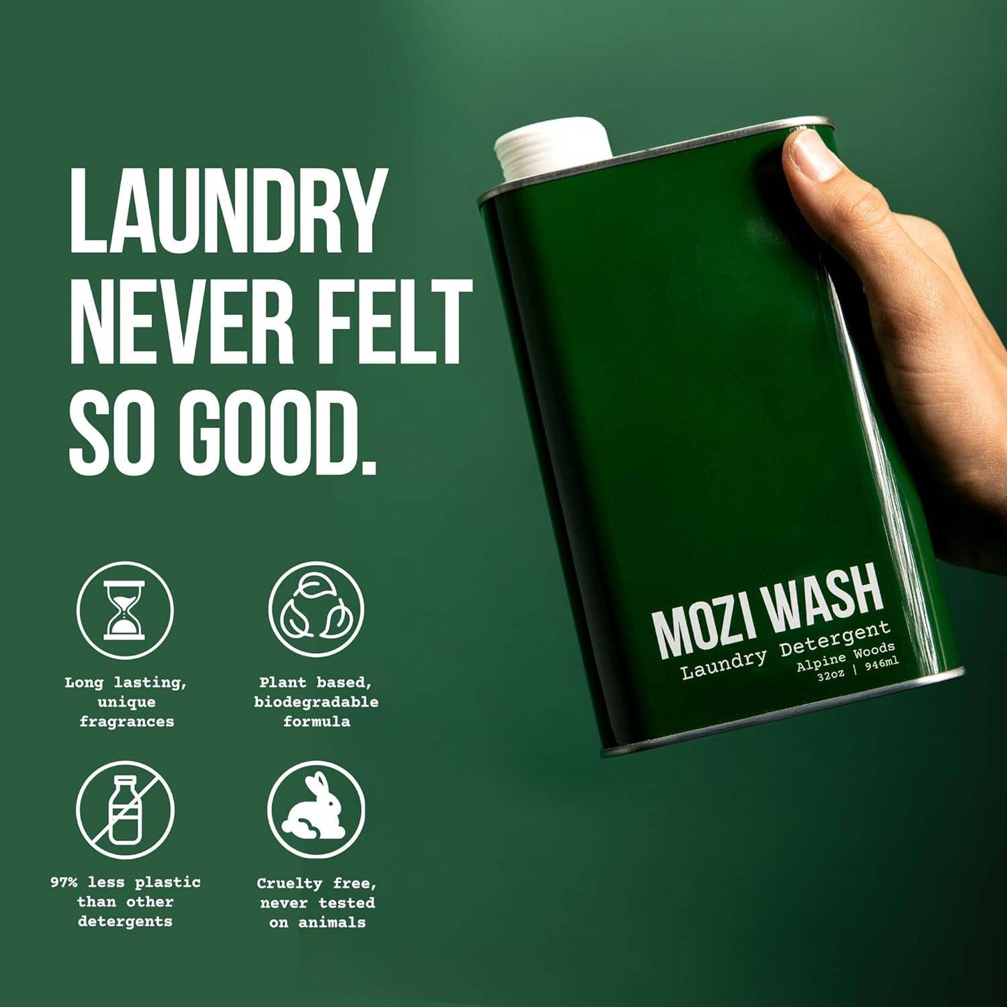 Mozi Wash - Alpine Woods Laundry Detergent