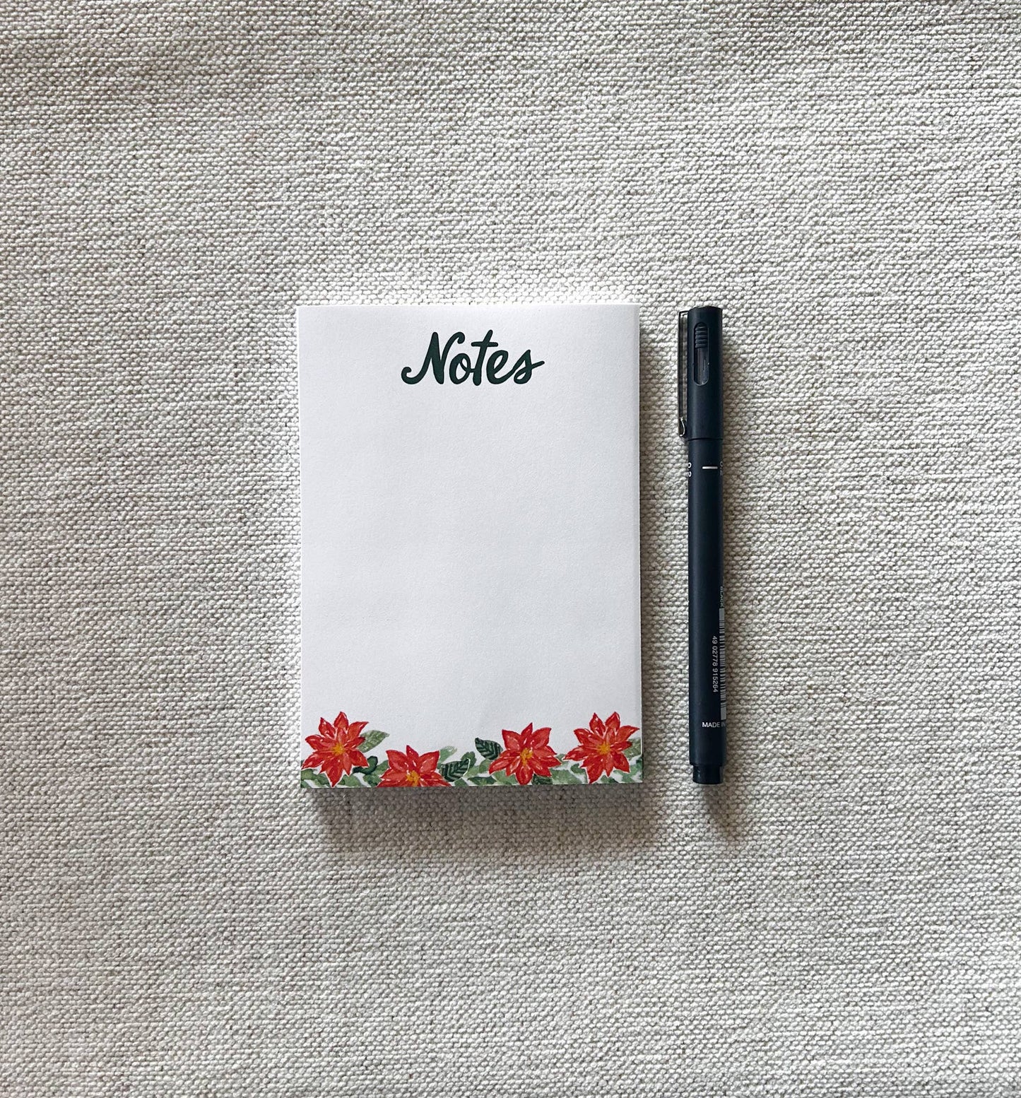 Trellis Paper Co. - Poinsettia Wreath Notepad