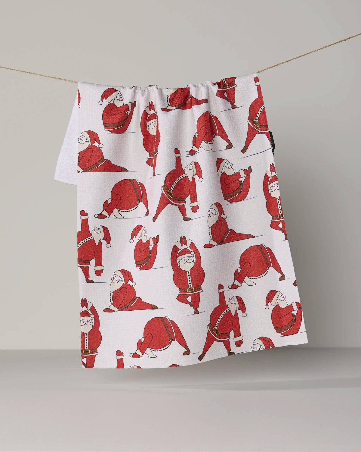 Stretchy Santy Tea Towel - Holiday 2026