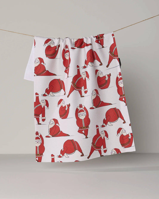 Stretchy Santy Tea Towel - Holiday 2026