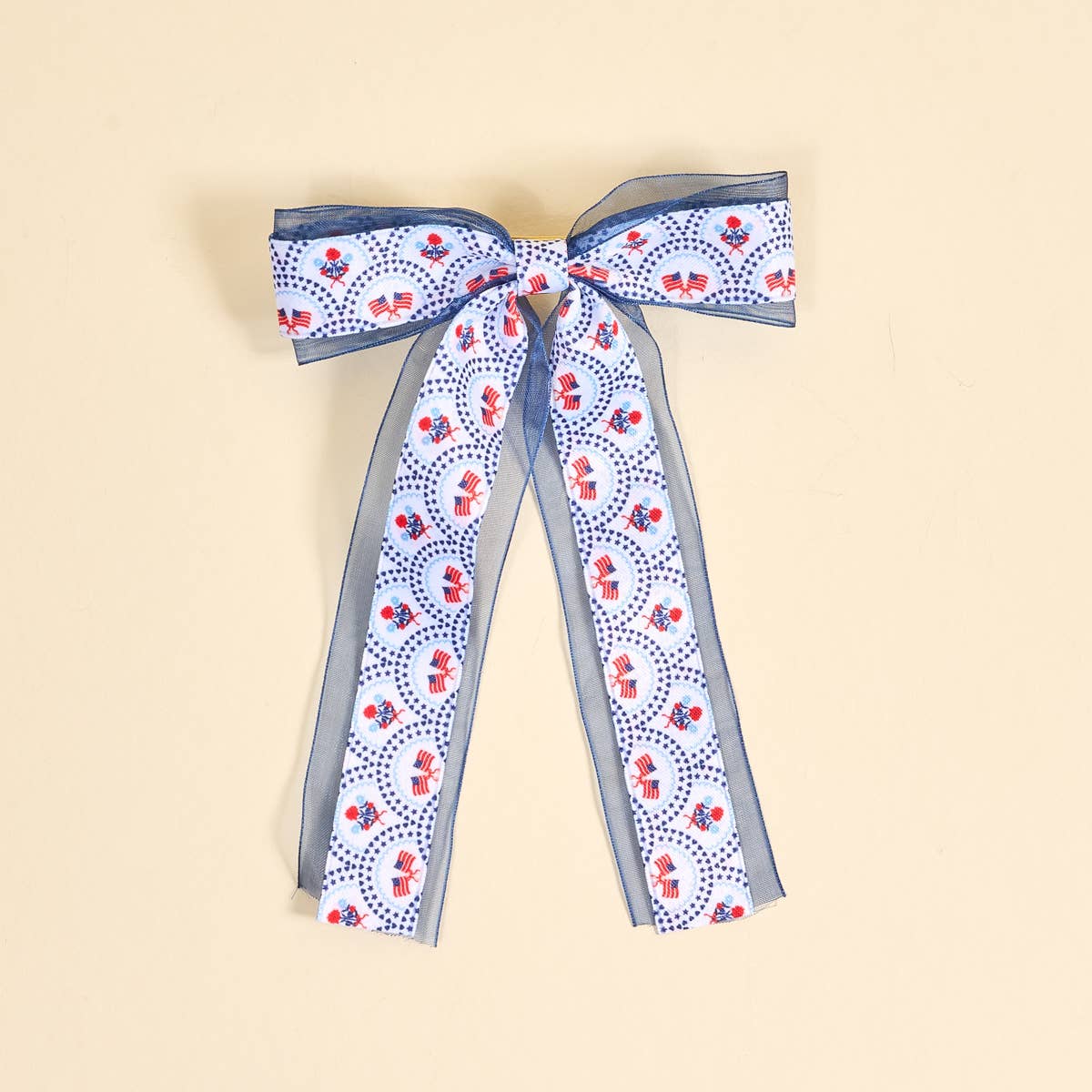 The Darling Effect - Lovely Layered Hair Bow–All-American Darling