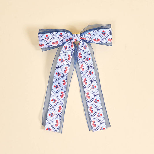The Darling Effect - Lovely Layered Hair Bow–All-American Darling