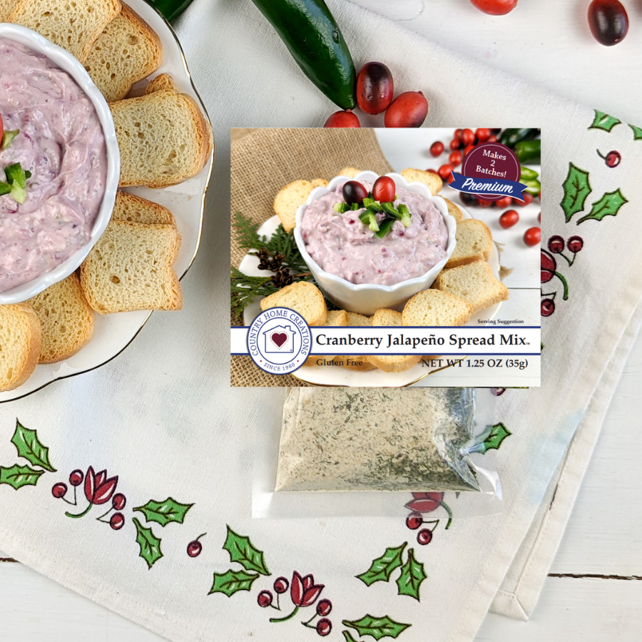 Country Home Creations - Cranberry Jalapeno Spread Mix