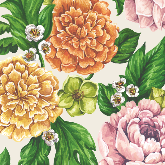 Hester & Cook - Stationery - Garden Derby Cocktail Napkin