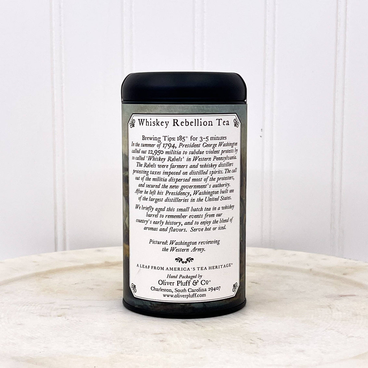 Whiskey Rebellion Tea Tin - 20 Teabags