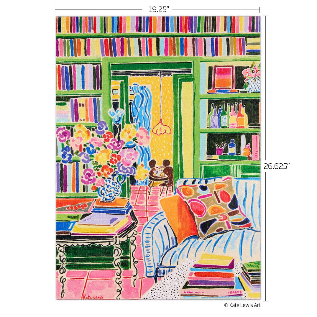 Books & Bouquets 1000 Piece Puzzle
