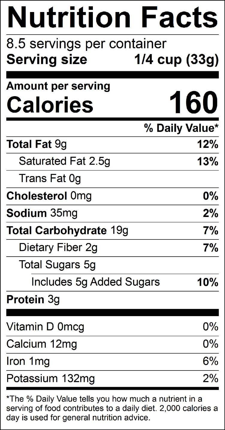 Golden Girl Granola - Truly Tropical Gourmet Granola (GF) 9 oz