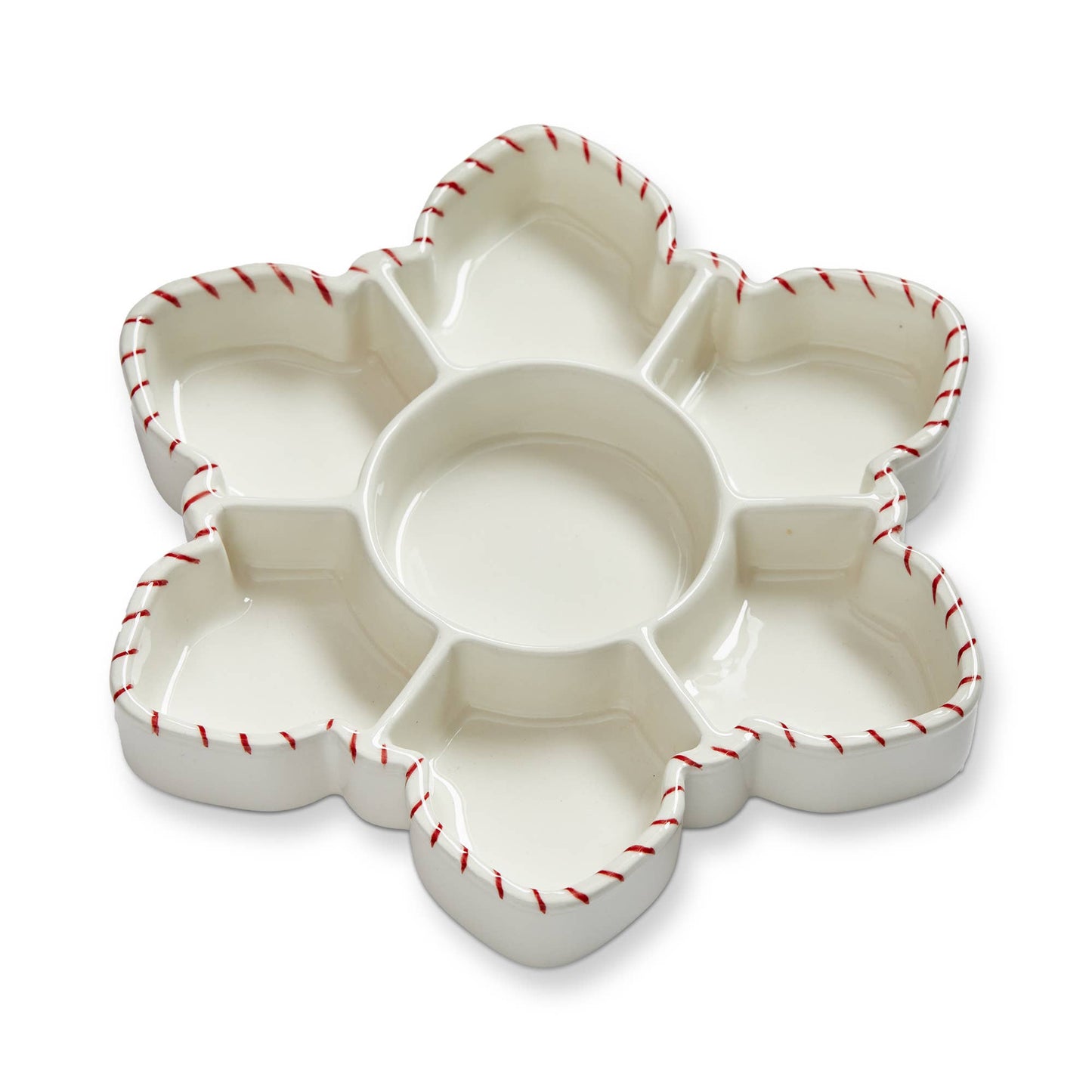 Sweetest Christmas 7-Part Serving Bowls Earthenware, White