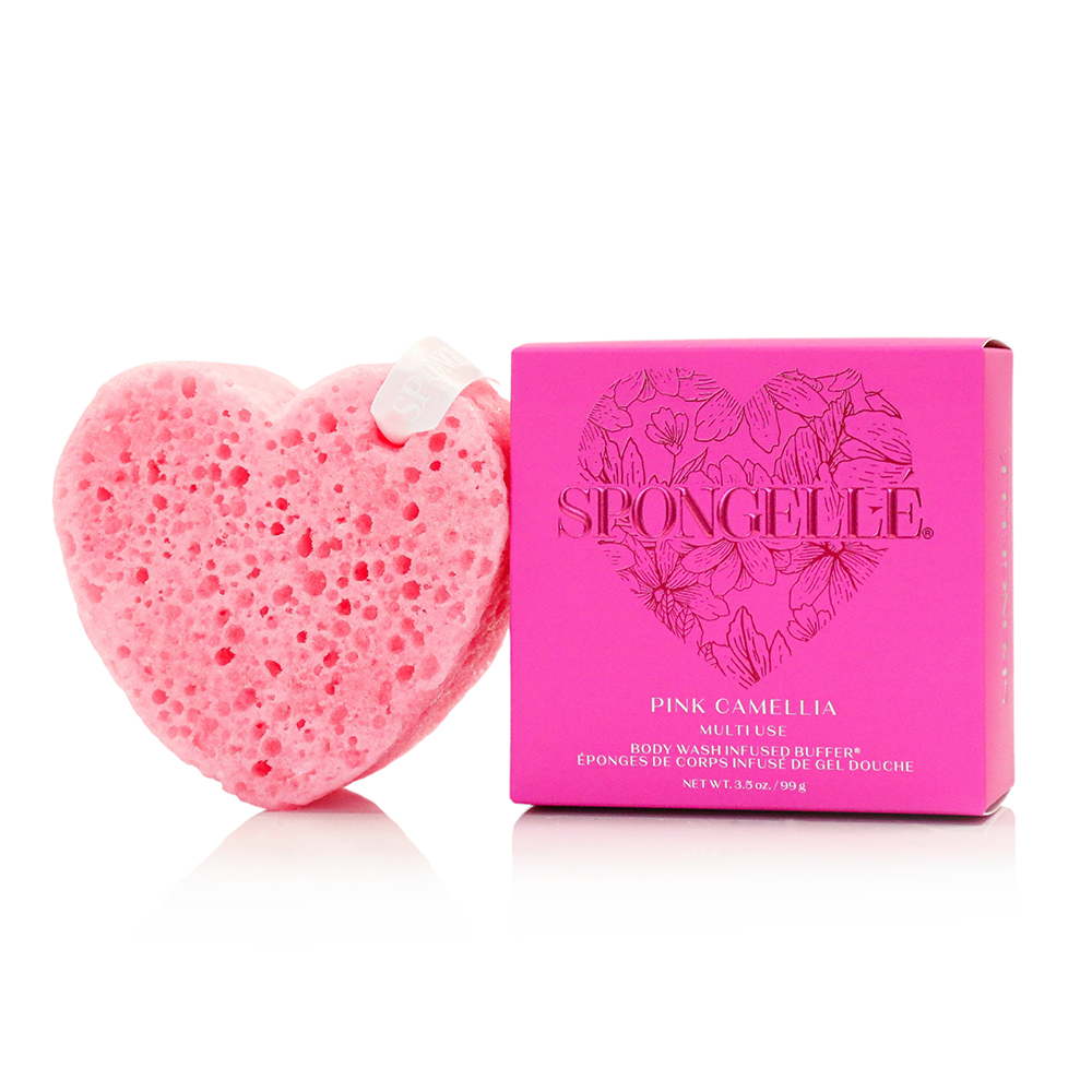 Spongellé | Valentines Day Gifts | Easter Gifts - Heart Buffer Assorted Pack | Valentines Day 2026