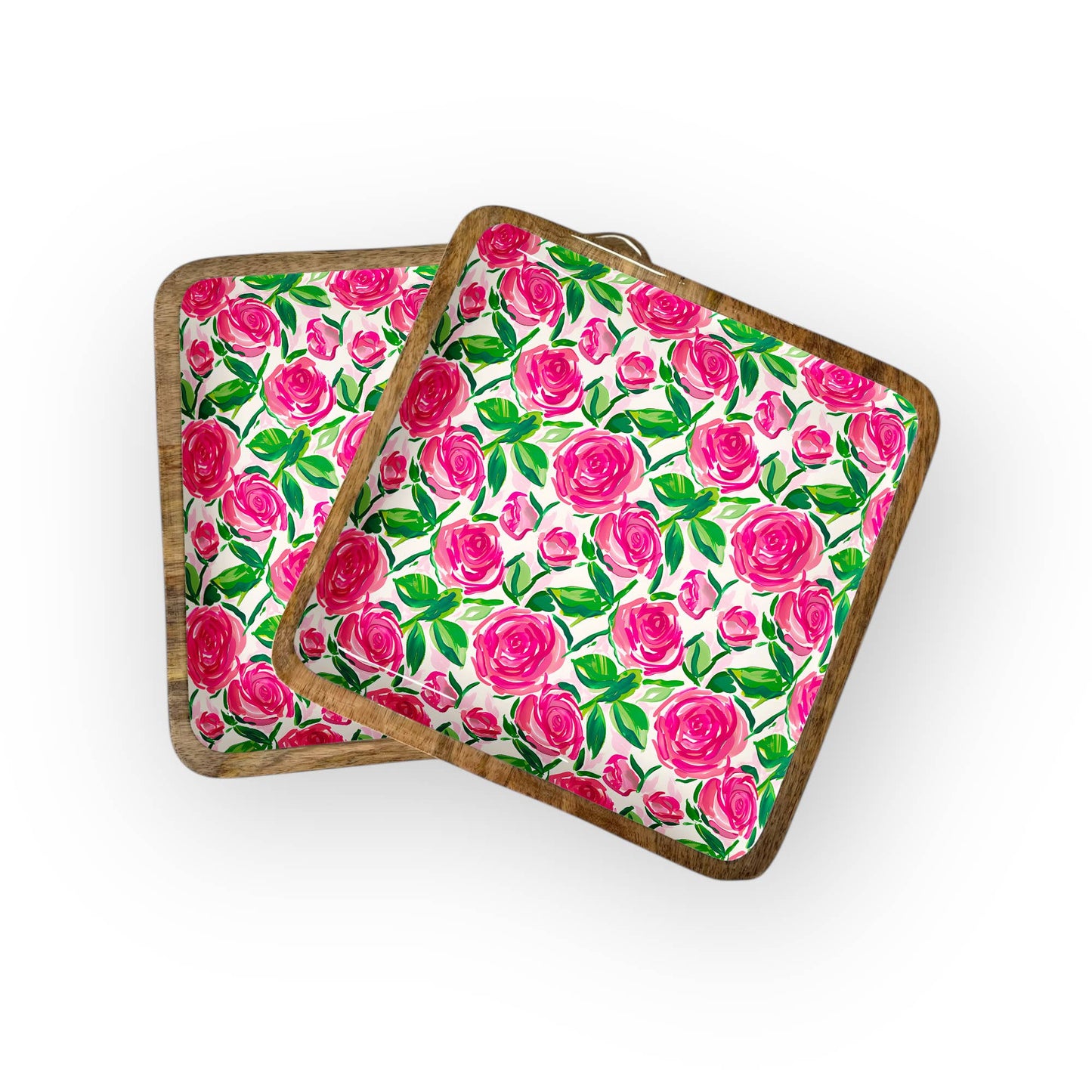 Roses Square Trays