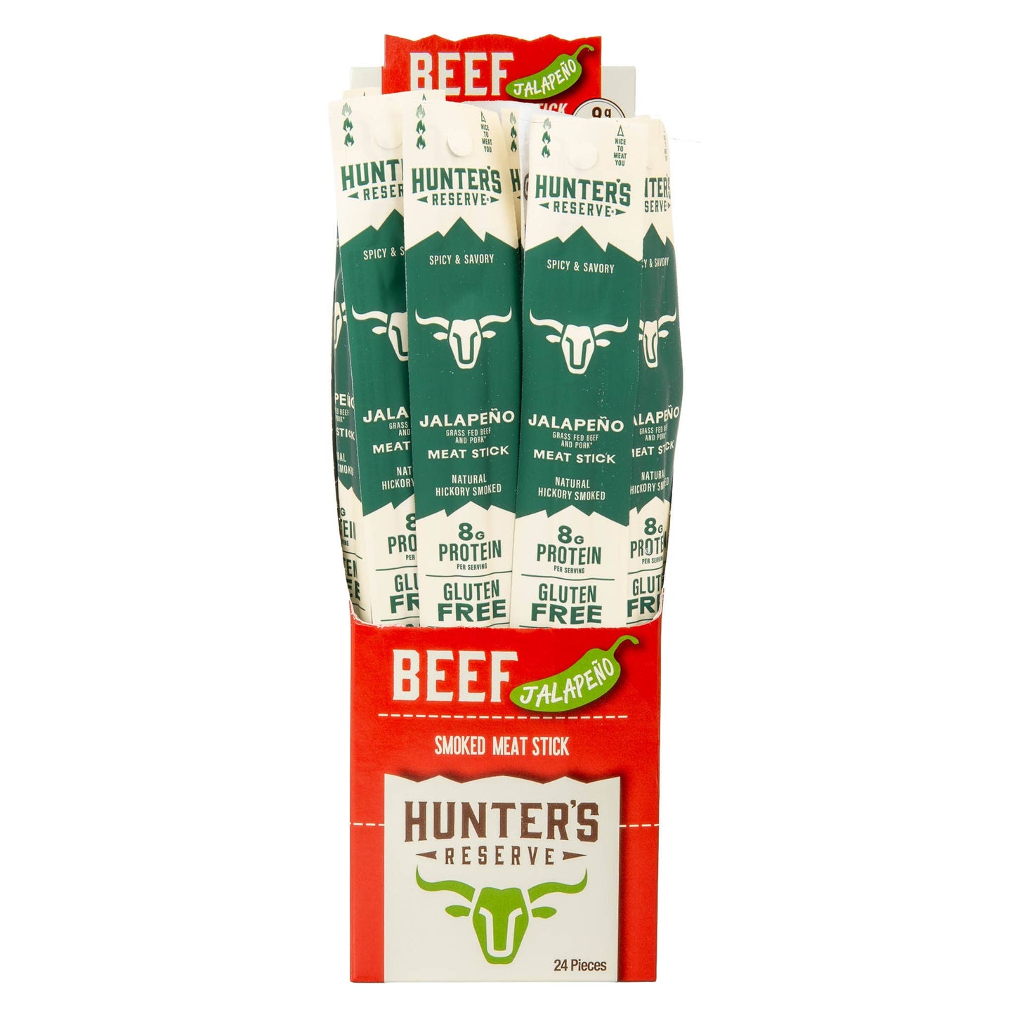 Hunter's Reserve - Jalapeño Grass Fed Beef Meat Stick