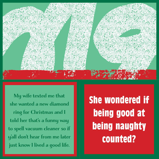 XMAS Counted Cocktail Napkin