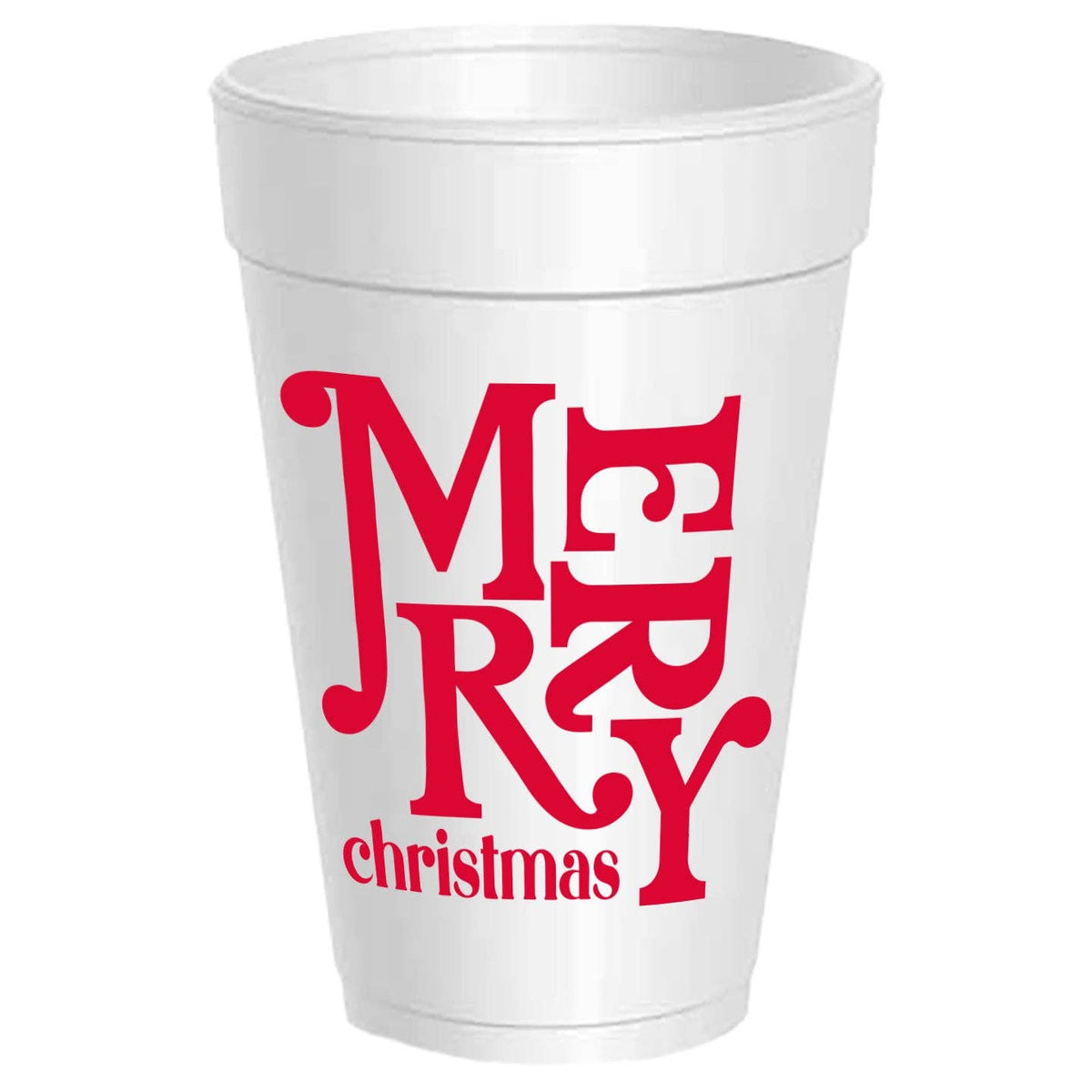 Merry Christmas Block - 10 Pack