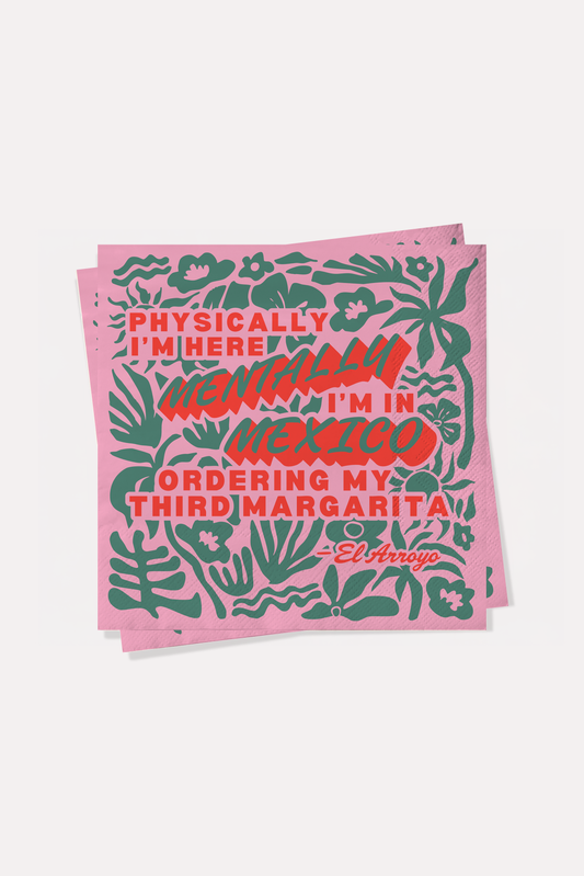 Cocktail Napkins (Set of 25) - Mentally In Mexico