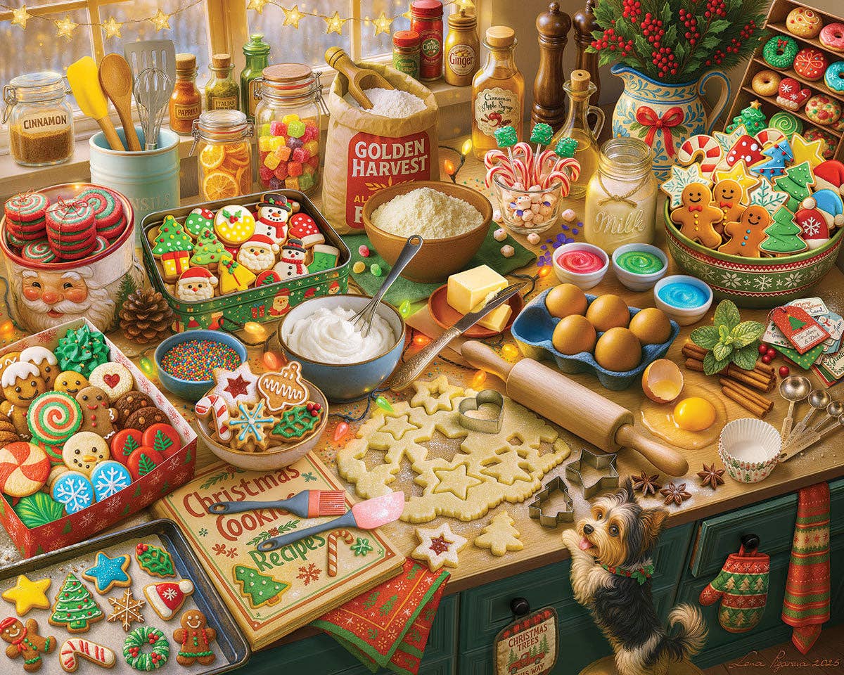 Christmas Baking - 1000 Piece Jigsaw Puzzle