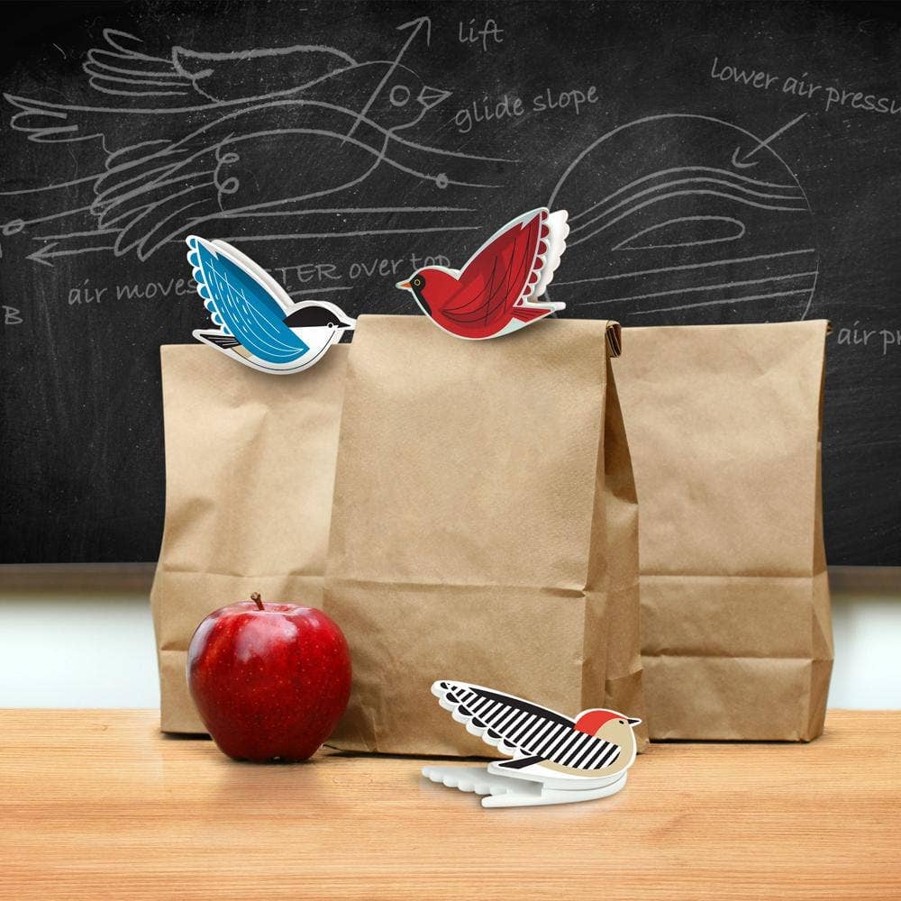 Fred & Friends - Tweet Treats - Bird Bag Clips - Set of 4