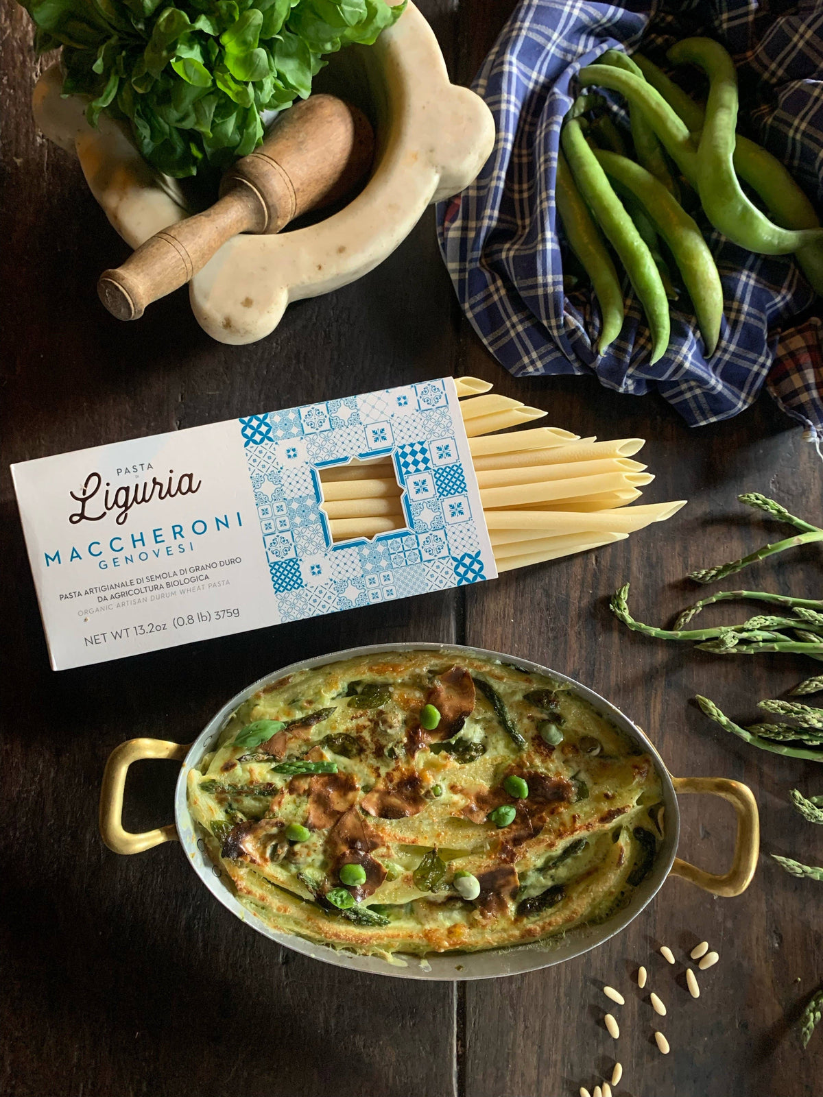 Organic Maccheroni Genovesi by Pasta di Liguria