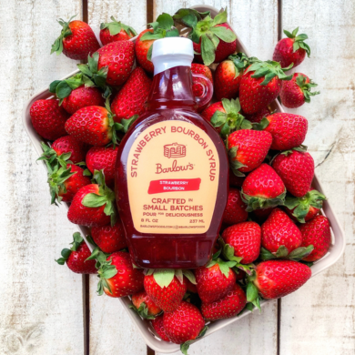 Strawberry Bourbon Syrup - 8oz