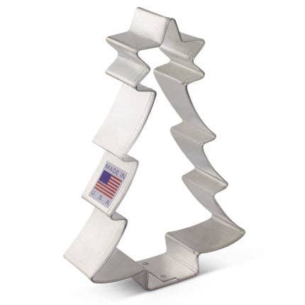 Ann Clark - Christmas Tree with Star Cookie Cutter. (Bag of 1 Dozen)