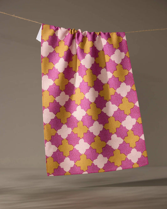 Bloomgrid Tea Towel