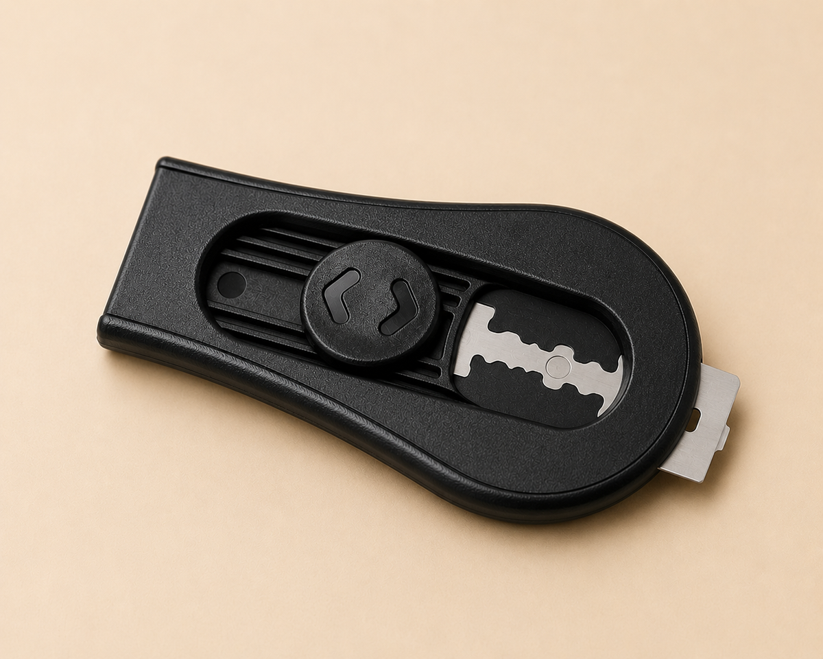 My Rustic Roots - Black Magnetic Retractable Bread Lame  & 5 Razor Blades