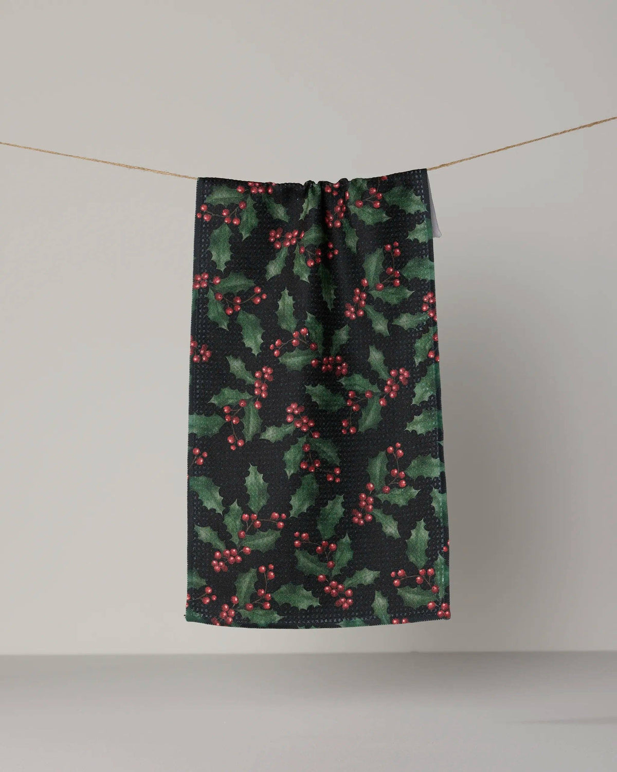 Holly Night Mini Towel - Holiday 2026