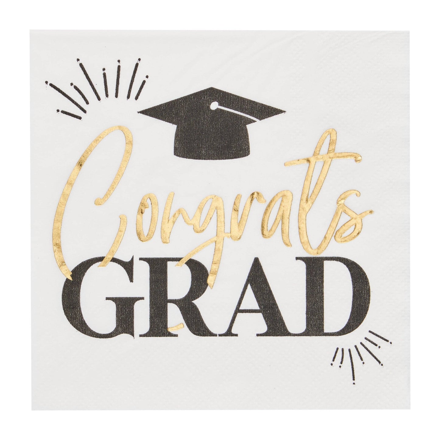 Sophistiplate - Congrats Grad Cocktail Napkins /26pk