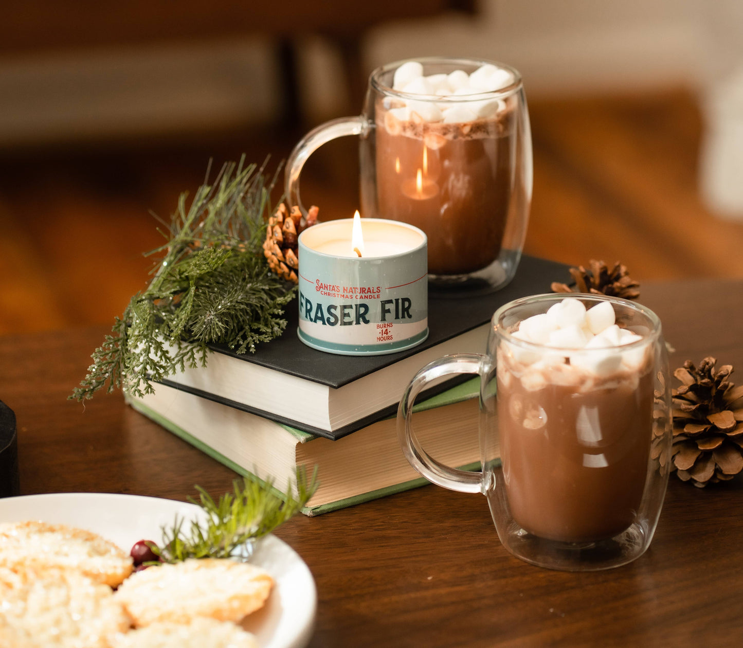 Santa's Naturals - Christmas Candle in Fraser Fir 3.5oz Mini Candles ($4 each)