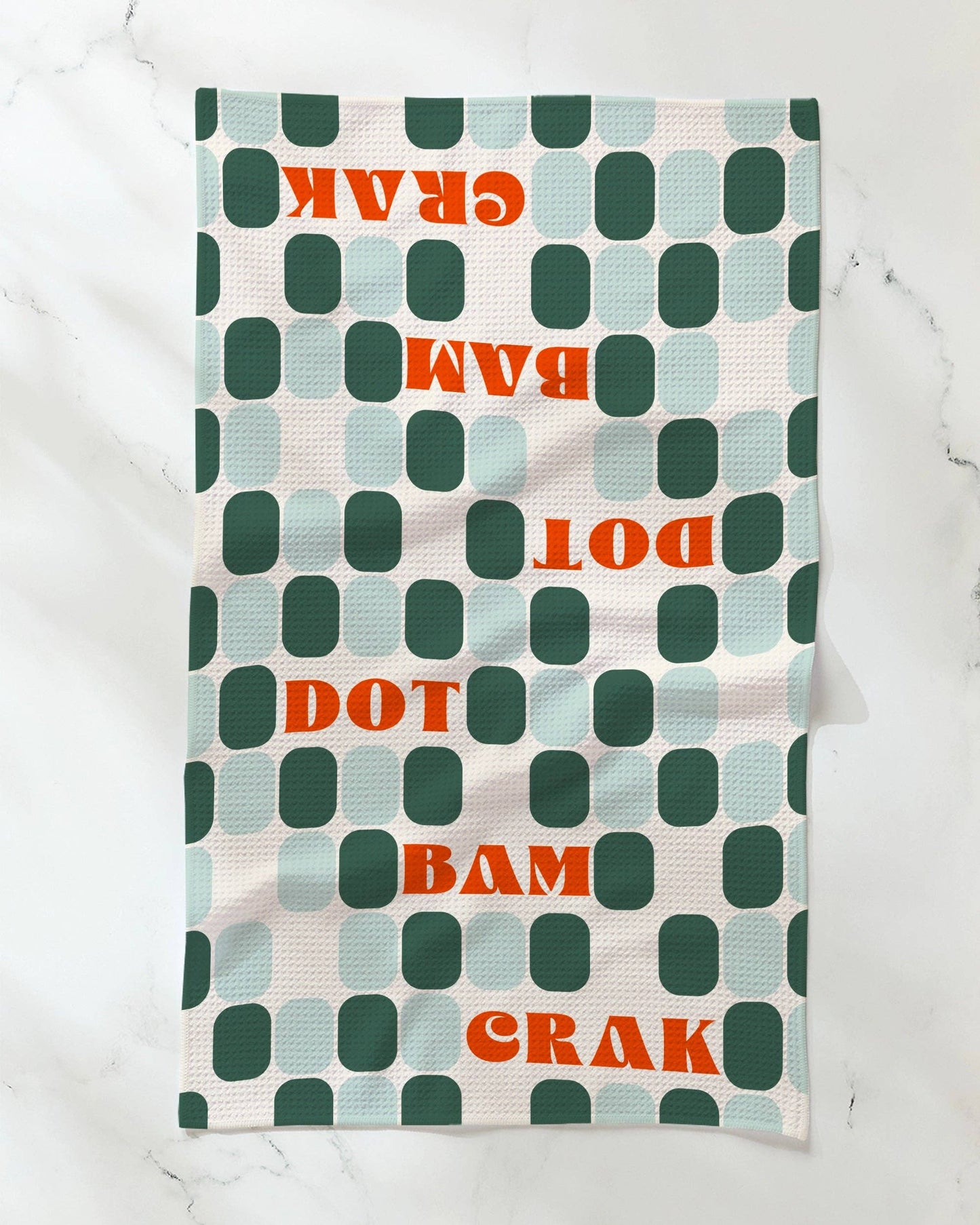 Cypress Tile Talk Tea Towel
