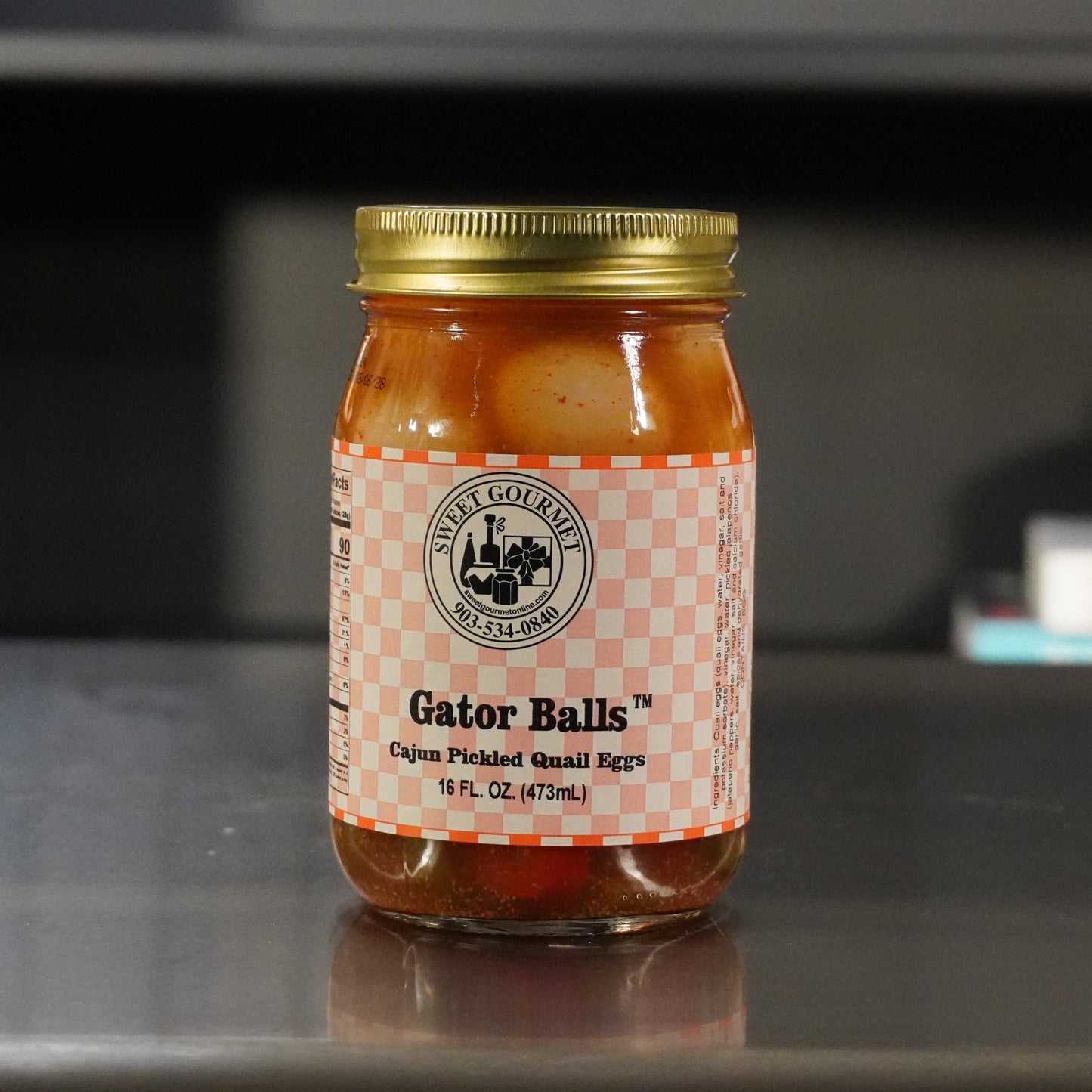 Sweet Gourmet Cajun Pickled Quail Eggs
