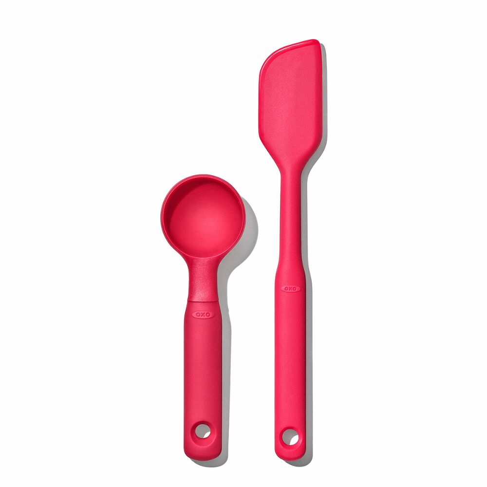Silicone Cookie Scoop and Spatula Set