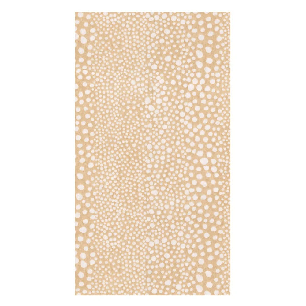 Paper Linen Pebble Beige Guest Towel