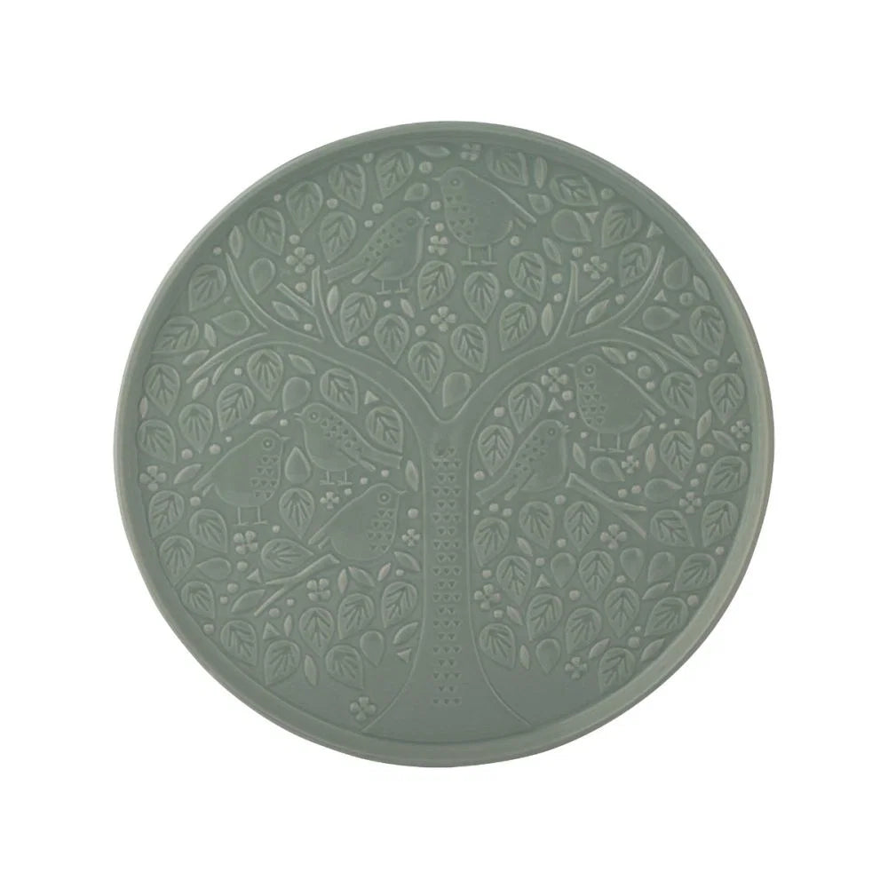 Round Platter in the Forest