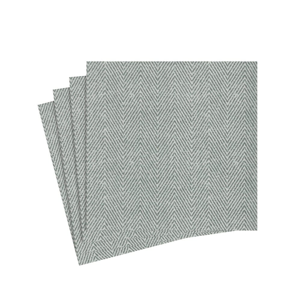 Paper Linen Jute Charcoal Cocktail Napkin