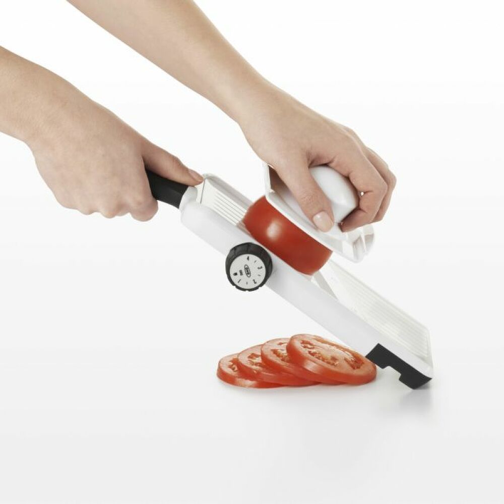 Adjustable Hand-Held Mandoline Slicer