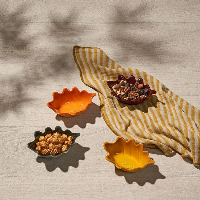 Mini French Oak Leaf Bowls Set of 4