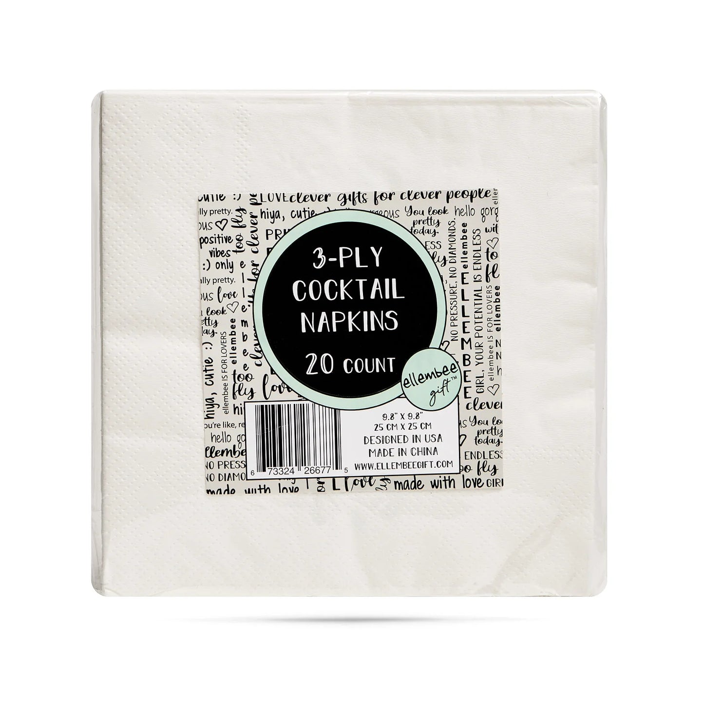 Margarita'd and Queso'd Pack of 20 Cocktail Napkins