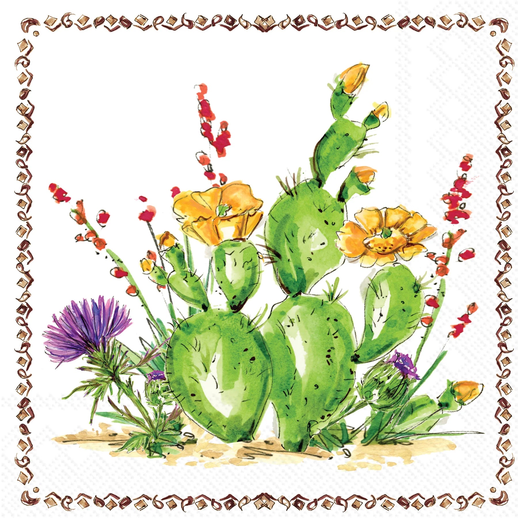 Boston International Texas Critters Cocktail Napkins