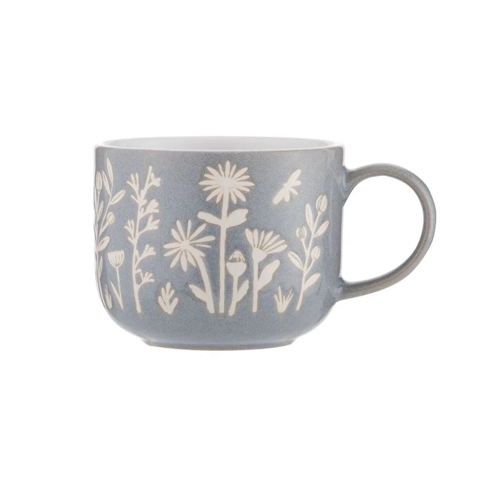 In the Meadow Blue Daisy Mug