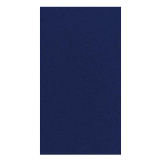 Paper Linen Navy Blue Guest Towels